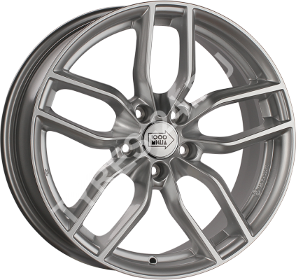 Диск1000 MigliaMM0398JxR18 PCD5x112 ET39 DIA66.5,серебристый