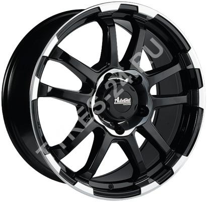 ДискAdvanti RacingML7718JxR18 PCD6x139.7 ET20 DIA106.1,чёрный