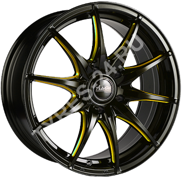 ДискAdvanti RacingMM5807.5JxR17 PCD5x114.3 ET40 DIA67.1,чёрный