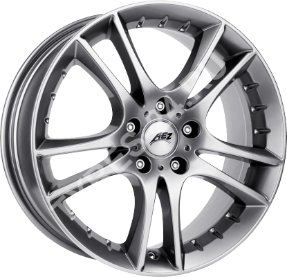 ДискAEZIntenso7JxR16 PCD5x100 ET35 DIA500,серебристый