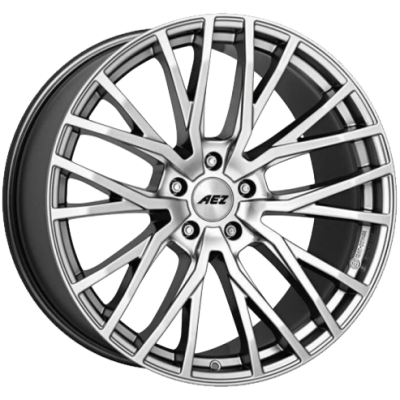 ДискAEZPanama8JxR20 PCD5x112 ET27 DIA66.6,серебристый