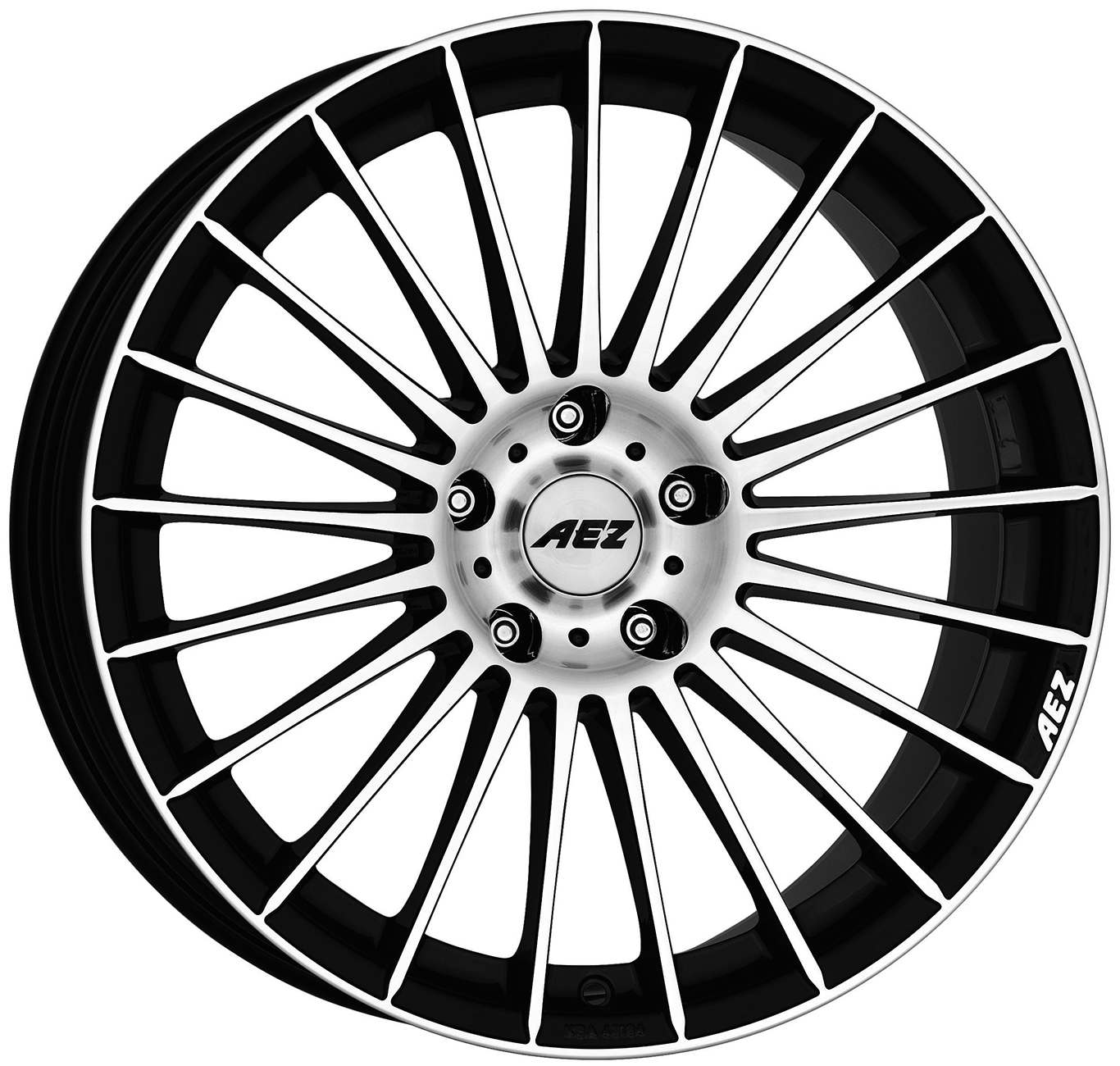 ДискAEZValencia9.5JxR19 PCD5x112 ET35 DIA70.1,чёрный