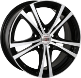 ДискAlcastaM056JxR15 PCD5x105 ET39 DIA56.6,чёрный
