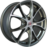 ДискAlcastaM076.5JxR16 PCD5x100 ET35 DIA57.1,серый