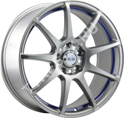 ДискAlcastaM298JxR18 PCD5x105 ET40 DIA56.6,серый