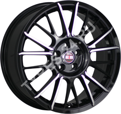 ДискAlcastaM336.5JxR16 PCD5x114.3 ET45 DIA60.1,чёрный