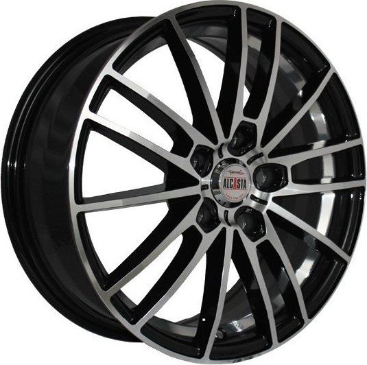 ДискAlcastaM387JxR17 PCD5x114.3 ET39 DIA60.1,чёрный