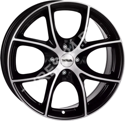 ДискAlutecCult7JxR16 PCD5x100 ET38 DIA63.3,чёрный