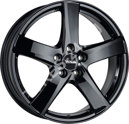 ДискAlutecFreeze7.5JxR18 PCD5x108 ET55 DIA63.4,чёрный