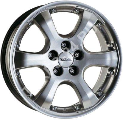 ДискAlutecLeon8JxR17 PCD5x114 ET37 DIA76,серебристый