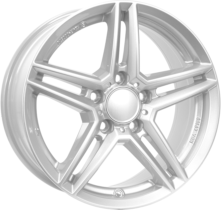 ДискAlutecM107.5JxR16 PCD5x112 ET45.5 DIA66.5,серебристый