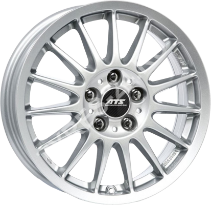 ДискATSStreetRallye7JxR17 PCD5x100 ET45 DIA63.3,серебристый