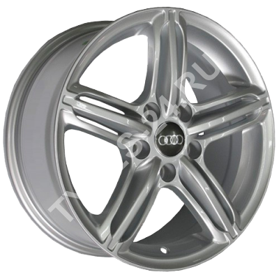 ДискAudiA368JxR18 PCD5x112 ET43 DIA57.1,серебристый