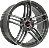 ДискAudiA918JxR17 PCD5x112 ET39 DIA66.6,серый