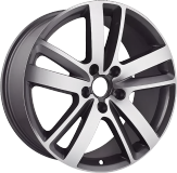 ДискAudiR2839JxR20 PCD5x130 ET60 DIA71.6,серый