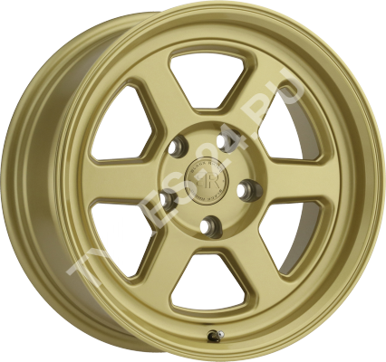 ДискBlack RhinoRumble7JxR16 PCD5x100 ET15 DIA56.1,золотистый