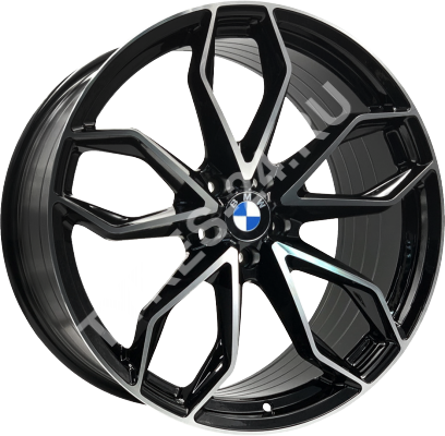 ДискBMW104 M-Style10.5JxR21 PCD5x112 ET43 DIA66.6,чёрный