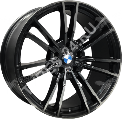 ДискBMW706 M-Style8JxR19 PCD5x112 ET27 DIA66.6,чёрный