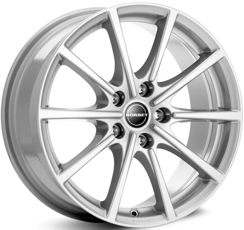 ДискBorbetBL58JxR18 PCD5x105 ET40 DIA56.6,серебристый