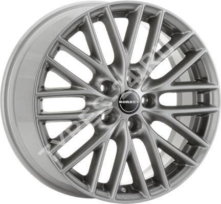 ДискBorbetBS57JxR16 PCD5x105 ET40 DIA56,серебристый