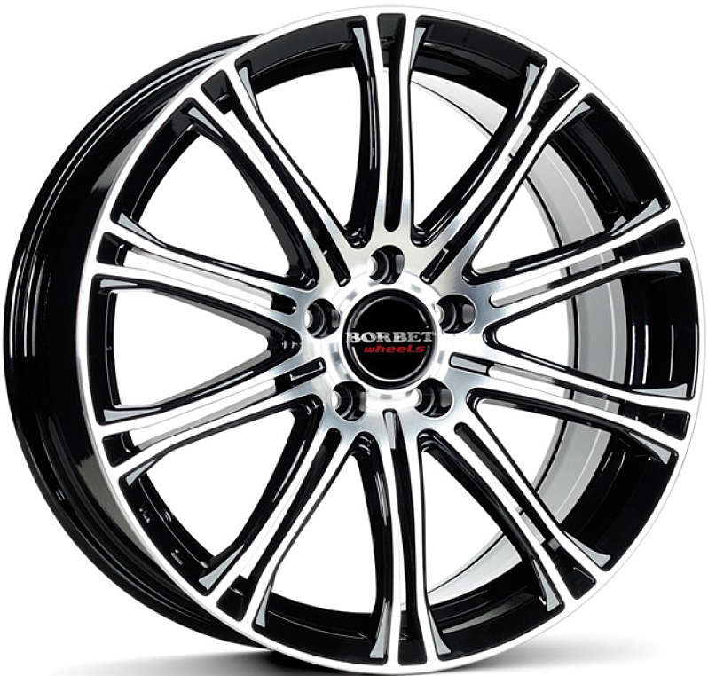 ДискBorbetCW18JxR18 PCD5x108 ET45 DIA72.5,чёрный