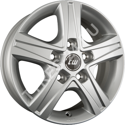 ДискBorbetCWD6JxR16 PCD5x118 ET68 DIA71.1,серебристый