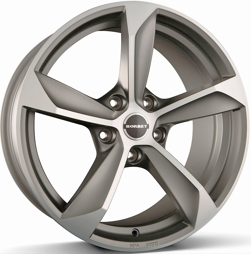 ДискBorbetS8.5JxR19 PCD5x112 ET35 DIA72.5,серебристый