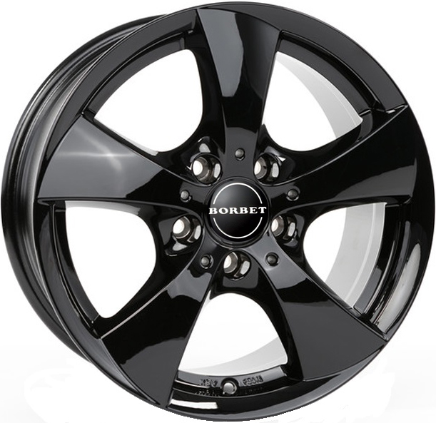 Диск Borbet TB 7JxR16 PCD5x112 ET37 DIA66, чёрный