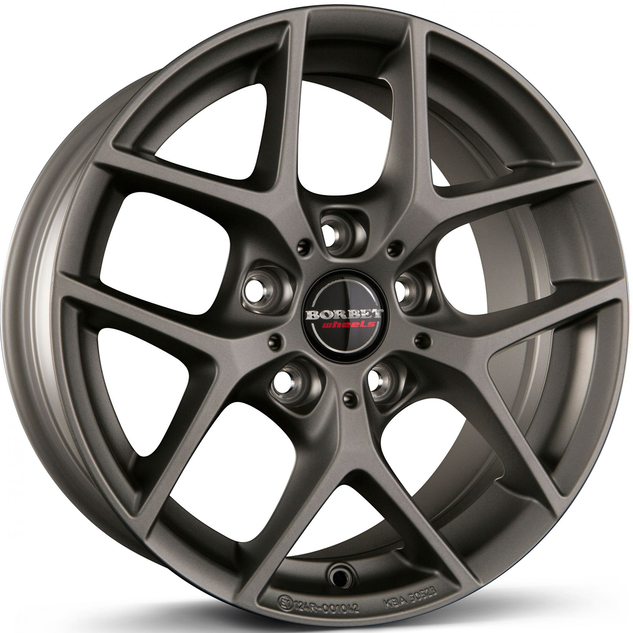 ДискBorbetY7JxR16 PCD5x112 ET48 DIA57.1,серый