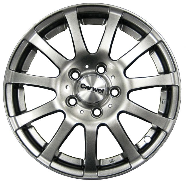 ДискCarwel8056JxR15 PCD5x108 ET52 DIA63.4,серебристый