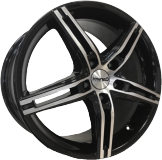 ДискCarwelАльфа7JxR17 PCD5x108 ET50 DIA63.35,чёрный