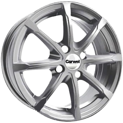 ДискCarwelБета6JxR15 PCD4x100 ET50 DIA60.1,серебристый