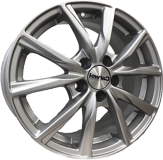 ДискCarwelГамма6JxR15 PCD5x100 ET40 DIA57.1,серебристый