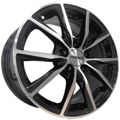 ДискCarwelГамма6JxR15 PCD5x114.3 ET38 DIA54.1,чёрный