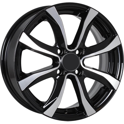 ДискCarwelОмикрон6JxR15 PCD4x100 ET38 DIA56.6,чёрный