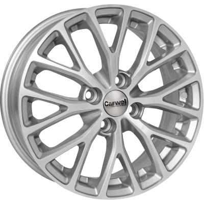 ДискCarwelРиорита6JxR15 PCD4x100 ET50 DIA60.1,серебристый
