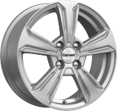 ДискCarwelСириус6JxR15 PCD4x100 ET46 DIA54.1,серебристый