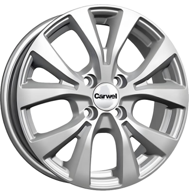 ДискCarwelТалто6JxR15 PCD4x100 ET48 DIA54.1,серебристый
