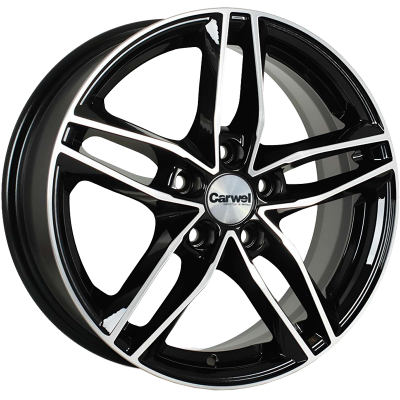 ДискCarwelТау6.5JxR16 PCD5x112 ET33 DIA57.1,чёрный