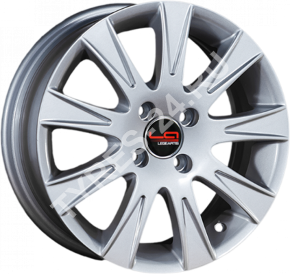 ДискChevroletGM126JxR15 PCD4x100 ET45 DIA56.6,серебристый