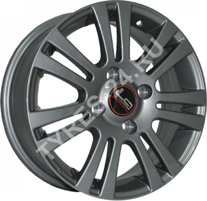 ДискChevroletGM136JxR15 PCD4x100 ET45 DIA56.6,серый