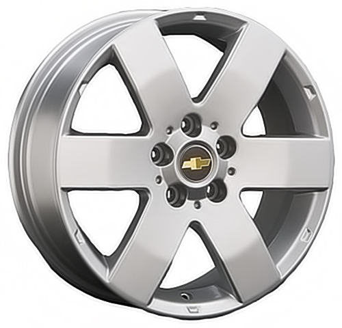 ДискChevroletGM207JxR17 PCD5x105 ET42 DIA56,серебристый