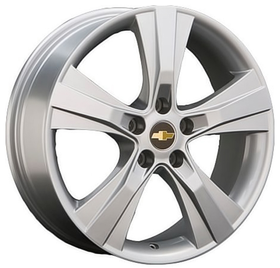 ДискChevroletGM236.5JxR15 PCD5x105 ET39 DIA56.6,серебристый