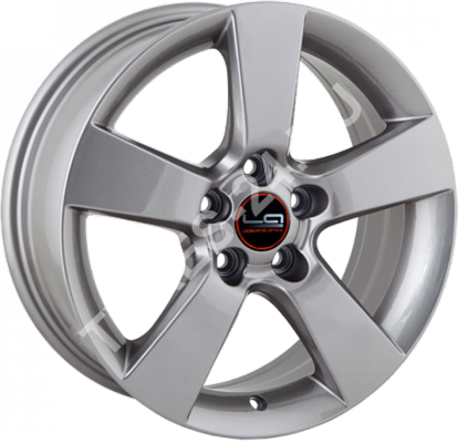 ДискChevroletGM266.5JxR16 PCD5x105 ET39 DIA56.6,серебристый