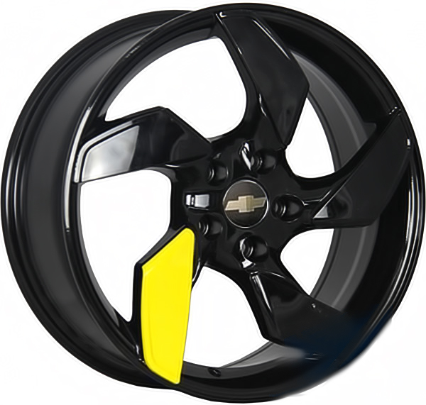 ДискChevroletGM527 Concept7JxR17 PCD5x115 ET45 DIA70.3,чёрный