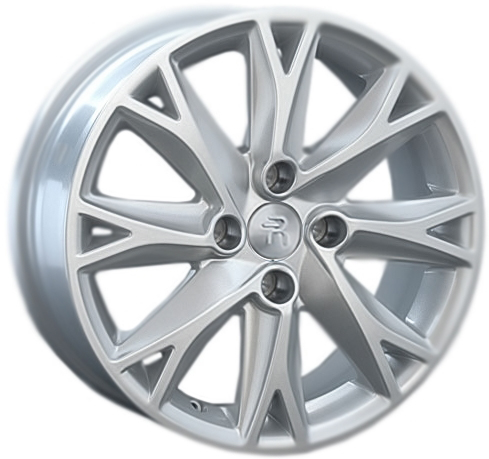 ДискCitroenCi146JxR16 PCD4x108 ET23 DIA65,серебристый