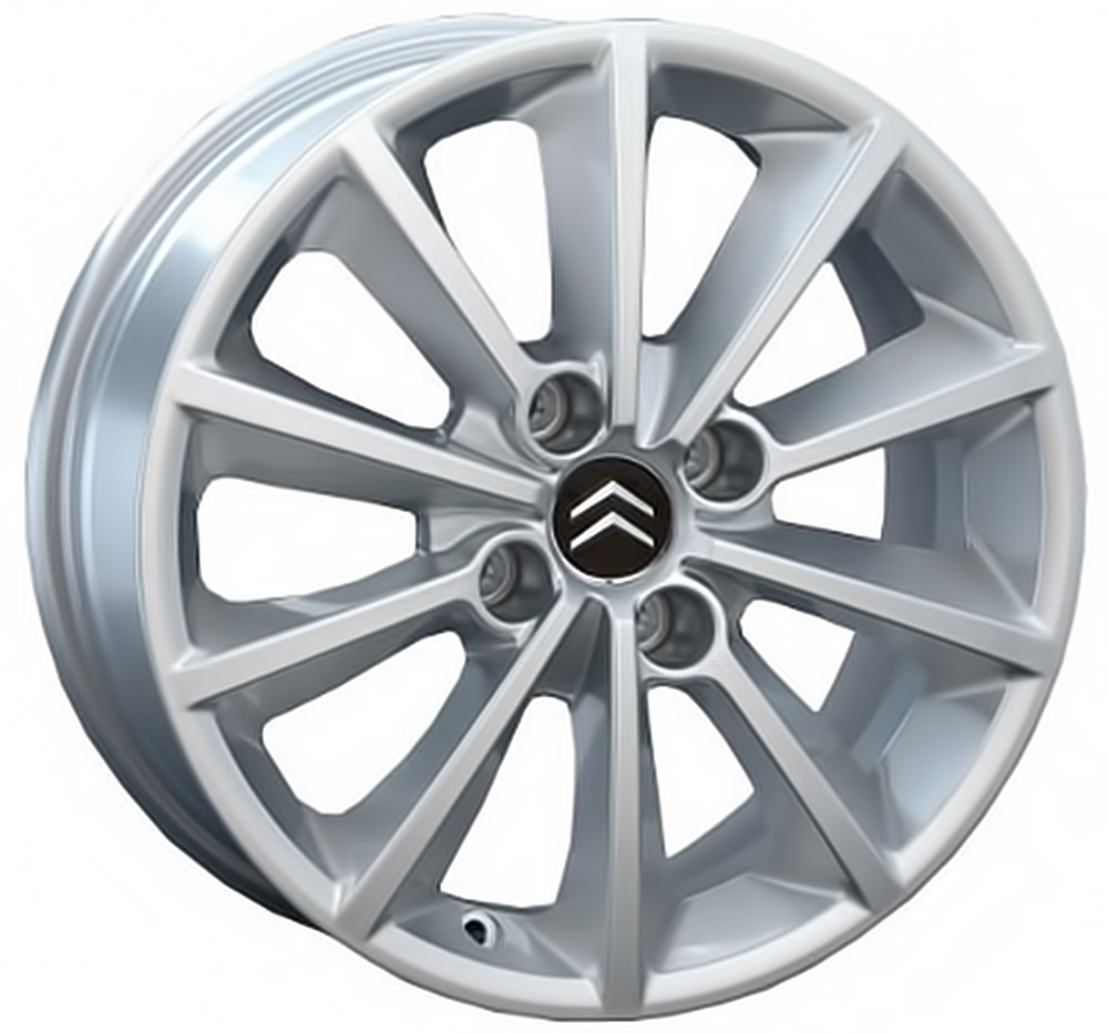 ДискCitroenCi166.5JxR16 PCD4x108 ET26 DIA65.1,серебристый