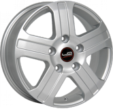 ДискCitroenCi346JxR15 PCD5x118 ET68 DIA71.1,серебристый