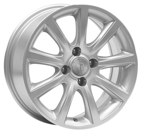 ДискCitroenCi356.5JxR16 PCD4x108 ET23 DIA65.1,серебристый