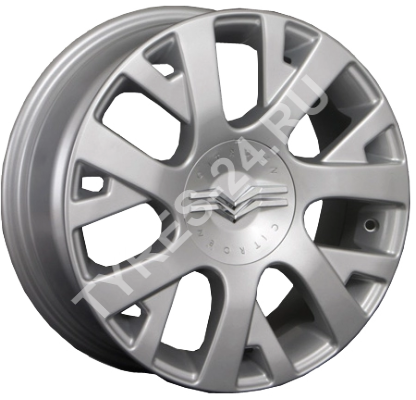 ДискCitroenCi46.5JxR17 PCD4x108 ET26 DIA65.1,серебристый